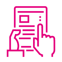 HT Real Estate - FAQ - Motiv Hände zeigen auf Konzept